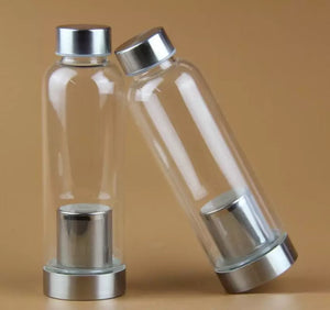 GLASS HERBAL TEA TRAVEL BOTTLE