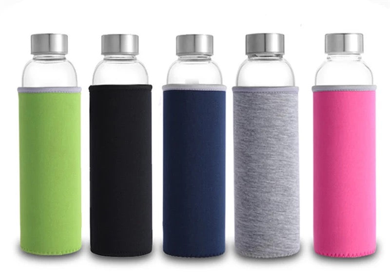 GLASS HERBAL TEA TRAVEL BOTTLE